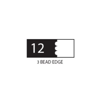 (SET 3) 1" COROB LIGHT DUTY MOULDING KNIVES (3 BEAD EDGE) (SET 3) 1" COROB LIGHT DUTY MOULDING KNIVES (3 BEAD EDGE)