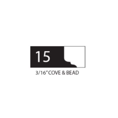 (SET 3) 1" COROB LIGHT DUTY MOULDING KNIVES (3 / 16" COVE & BEAD) (SET 3) 1" COROB LIGHT DUTY MOULDING KNIVES (3 / 16" COVE & BEAD)