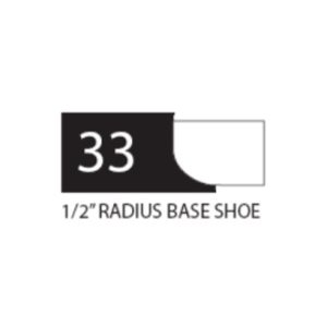 (SET 3) 1" COROB LIGHT DUTY MOULDING KNIVES (1 / 2" RADIUS BASE SHOE)