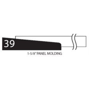 (SET 3) 1" COROB LIGHT DUTY MOULDING KNIVES (1-5 / 8" PANEL RASING)