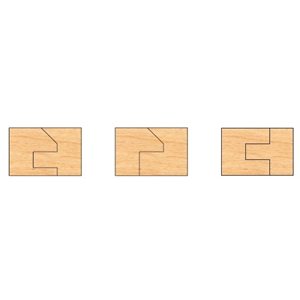 1-1 / 4" B 6 PC T-ALLOY C&P SET FOR 3 / 4'' TO 1 1 / 8'' MATERIAL