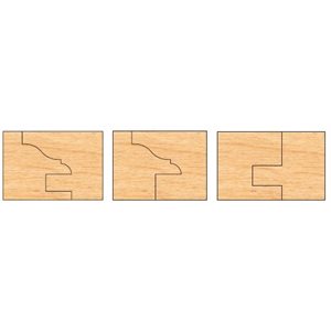 1-1 / 4" B 6 PC T-ALLOY C&P SET w / 700 GLASS OPTION (9.64MM X 1 / 4")