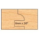 1-1 / 4" B 2 PC CARBIDE REPL CENTER GROOVERS FOR C&P SETS- 6MM"  X 3 / 8" W / EE